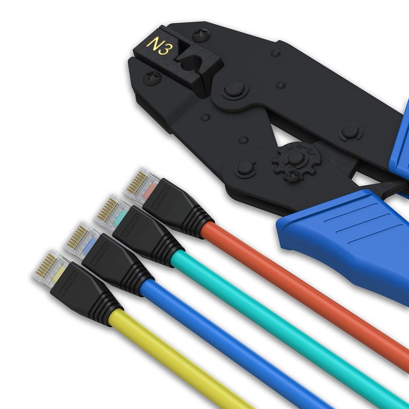 LINKUP - RJ45 Connector Boots for Large Diameter Wires | Fits Cat6A Modular Plugs | for Round Cable | Black [50 Packs] - Image 5